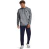 imageUnder Armour Mens Armourfleece Twist Hoodie012 Pitch Gray   Black