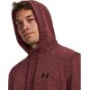 imageUnder Armour Mens Armourfleece Twist Hoodie600 Dark Maroon   Black