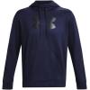 imageUnder Armour Mens Fleece Big Logo Hoodie410 Midnight Navy   Black