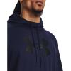 imageUnder Armour Mens Fleece Big Logo Hoodie410 Midnight Navy   Black