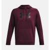 imageUnder Armour Mens Fleece Big Logo Hoodie600 Dark Maroon   Black