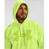 imageUnder Armour Mens Fleece Big Logo HoodieBlack 001Pitch Gray