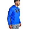 imageUnder Armour Mens Fleece Big Logo HoodieEmotion Blue 401Black