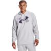 imageUnder Armour Mens Fleece Big Logo HoodieHalo Gray 014Twilight Purple
