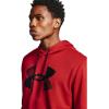 imageUnder Armour Mens Fleece Big Logo HoodieRed 600Black