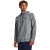 imageUnder Armour Mens Armourfleece Twist Hoodie012 Pitch Gray   Black