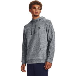 imageUnder Armour Mens Armourfleece Twist Hoodie012 Pitch Gray   Black
