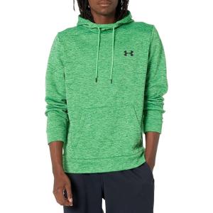 imageUnder Armour Mens Armourfleece Twist Hoodie328 Extreme Green   Black