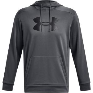 imageUnder Armour Mens Fleece Big Logo Hoodie012 Pitch Gray   Black
