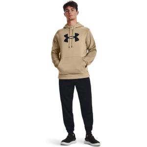 imageUnder Armour Mens Fleece Big Logo Hoodie299 City Khaki   Black