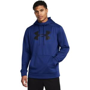 imageUnder Armour Mens Fleece Big Logo Hoodie432 Tech Blue   Black