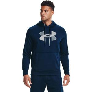 imageUnder Armour Mens Fleece Big Logo HoodieAcademy Blue 408Black