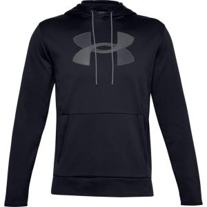 imageUnder Armour Mens Fleece Big Logo HoodieBlack 001Pitch Gray
