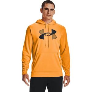 imageUnder Armour Mens Fleece Big Logo HoodieOmega Orange 857Black