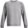 imageUnder Armour Mens Rival Fleece Crew025 Castlerock Light Heather   White