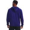 imageUnder Armour Mens Rival Fleece Full Zip Hoodie468 Sonar Blue   Onyx White