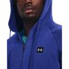 imageUnder Armour Mens Rival Fleece Full Zip Hoodie486 Versa Blue   Onyx White