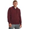 imageUnder Armour Mens Rival Fleece Full Zip Hoodie690 Chestnut Red   Onyx White