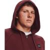 imageUnder Armour Mens Rival Fleece Full Zip Hoodie690 Chestnut Red   Onyx White