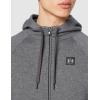 imageUnder Armour Mens Rival Fleece Full Zip HoodieCharcoal Light Heather Black