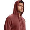 imageUnder Armour Mens Rival Fleece Full Zip HoodieCinna Red 688Onyx White