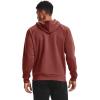imageUnder Armour Mens Rival Fleece Full Zip HoodieCinna Red 688Onyx White