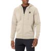 imageUnder Armour Mens Rival Fleece Full Zip HoodieKhaki Base Light Heather 289Onyx White