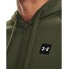 imageUnder Armour Mens Rival Fleece Full Zip HoodieMarine Od Green 390Onyx White