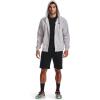 imageUnder Armour Mens Rival Fleece Full Zip HoodieMod Gray Light Heather 011Onyx White