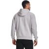 imageUnder Armour Mens Rival Fleece Full Zip HoodieMod Gray Light Heather 011Onyx White