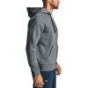 imageUnder Armour Mens Rival Fleece Full Zip HoodiePitch Gray Light Heather 012Onyx White