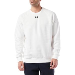 imageUnder Armour Mens Rival Fleece Crew100 White   Black