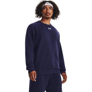 imageUnder Armour Mens Rival Fleece Crew410 Midnight Navy   White