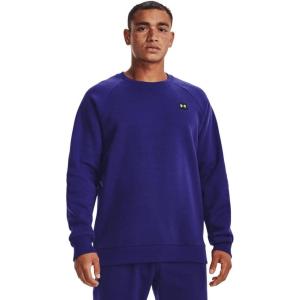 imageUnder Armour Mens Rival Fleece Crew468 Sonar Blue   Onyx White