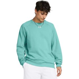 imageUnder Armour Mens Rival Fleece Crew482 Radial Turquoise   White