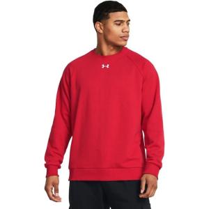 imageUnder Armour Mens Rival Fleece Crew601 Red   White
