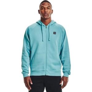 imageUnder Armour Mens Rival Fleece Full Zip HoodieCosmos 476Onyx White