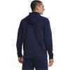 imageUnder Armour Mens Armourfleece Full Zip Hoodie410 Midnight Navy   Black