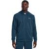 imageUnder Armour Mens Armourfleece Full Zip Hoodie437 Petrol Blue   Pewter