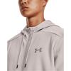 imageUnder Armour Mens Armourfleece Full Zip Hoodie592 Ghost Gray   Pewter