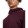 imageUnder Armour Mens Armourfleece Full Zip Hoodie600 Dark Maroon   Black