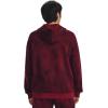 imageUnder Armour Mens Rival Fleece Printed Hoodie600 Dark Maroon   White