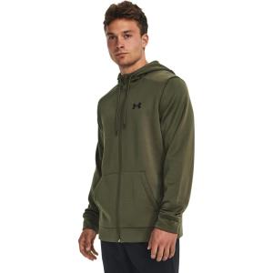 imageUnder Armour Mens Armourfleece Full Zip Hoodie390 Marine Od Green   Black