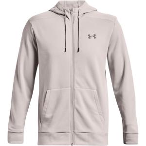 imageUnder Armour Mens Armourfleece Full Zip Hoodie592 Ghost Gray   Pewter
