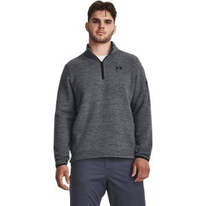 imageUnder Armour Mens Specialist Quarter Zip012 Pitch Gray  Black  Black
