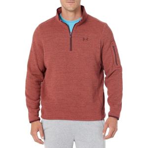 imageUnder Armour Mens Specialist Quarter Zip688 Cinna Red  Dark Maroon  Dark Maroon