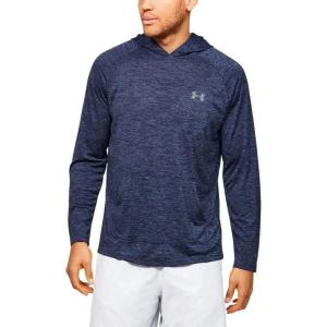 imageUnder Armour Mens Tech Hoodie 20Blue Ink 497Mod Gray