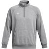 imageUnder Armour Mens Rival Fleece Quarter Zip025 Castlerock Light Heather   White