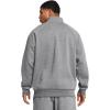 imageUnder Armour Mens Rival Fleece Quarter Zip025 Castlerock Light Heather   White