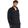 imageUnder Armour Mens Rival Fleece Quarter Zip001 Black   White